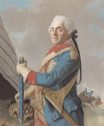 Portret van Maurice de Saxe (1696-1750), Maarschalk van Frankrijk