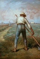 De maaier, ca. 1866-68 (pastel  zwart krijt op papier)