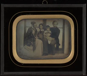 Portret van de familie Regny in Beaulieu