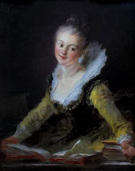 Fantasiefiguur. Vermoedelijk portret van Anne-Louise Brillon de Jouy