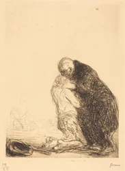 De terugkeer van de verloren zoon (derde plaat)