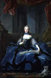 Een portret van Marie Adelaide, dochter van Lodewijk XV