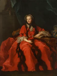 Portret van koningin Maria Leszczyńska