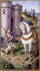 Sint Martinus na Jean Bourdichon