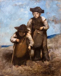 De dwergen,souvenir van Spanje,1880 (olieverf op doek)
