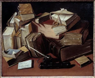 Stilleven met boeken