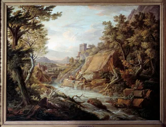 Landschap en rivier