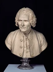 Buste van Jean Jacques Rousseau (1712-78)