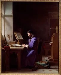 Johannes Gensfleisch Gutenberg (1400-1468) uitvinder van de drukpers