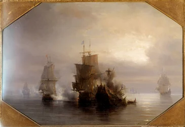 Zeeslag van de ridder Marc-Antoine de Saint-Pol Hecourt (1665-31 oktober 1705), 31/10/1705