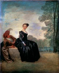 Een grillige vrouw La Boudeuse, 1718