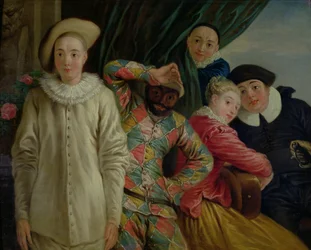 Harlekijn, Pierrot en Scapin