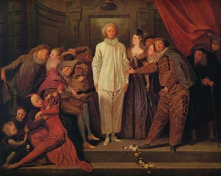 Italiaanse Komieken, ca. 1720