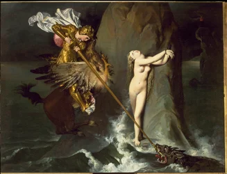 Angelica wordt bevrijd door Roger (uit Orlando furioso)