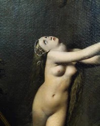 Figuur Angelica, detail door Roger vrij Angelica