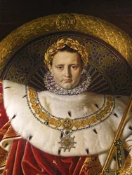 Napoleon I op de Keizerlijke troon