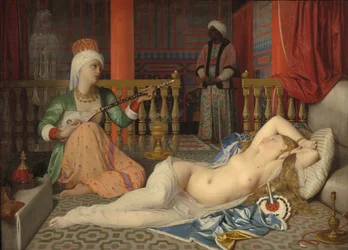 Odaliske met een slavin, 1839-40