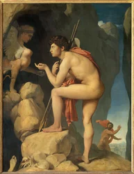 Oedipus verklaart het raadsel van de sfinx