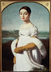 Portret van juffrouw Caroline Riviere