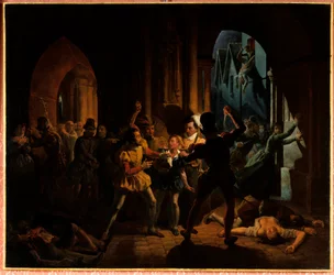 Maximiliaan van Bethune ontsnapt aan het bloedbad van Saint Barthelemy. Maximiliaan van Bethune (die hertog van Sully werd 1559-1641), opgevoed aan het college van Bourgondië in Parijs, werd gered door Hendrik van Navarra (1553-1610) (toen koning Hendrik I