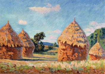 Hooibergen, ca. 1886