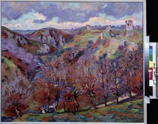 Landschap met ruïnes