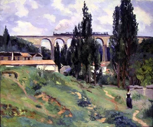 Het viaduct bij Val-Fleury, Meudon (Hauts-de-Seine)