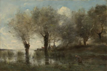 Een vijver in Picardië, ca. 1867