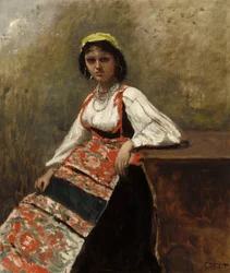 Italiaanse Vrouw La Morieri, ca. 1872