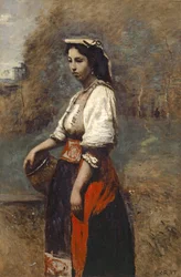 Italiaanse Vrouw bij de Bron