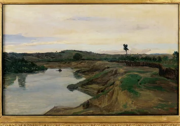 De Poussin-wandeling, het platteland van Rome ...