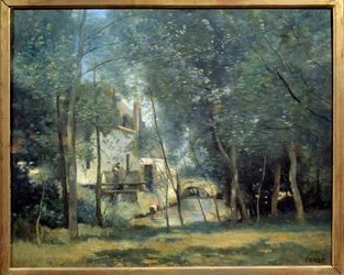 De molen van Saint-Nicolas-lez-Arras, 1874. Olie. 0,65 x 0,81 m. Parijs, Musée d