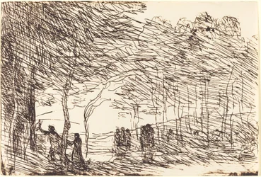 Orpheus leidt Eurydice