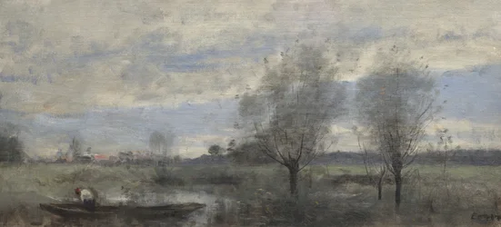 Palluel, roeier in de moerassen