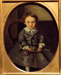 Portret van Maurice Robert (1853-1925), zoon van Francois Robert, vriend van Corot