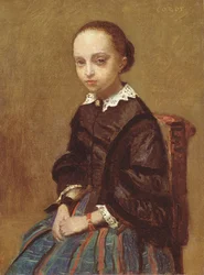 Portret van een Meisje, 1857-58