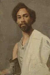 Portret van een Abessijnse man