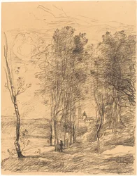 De klokkentoren van St. Nicolas-Lez-Arras, 1871
