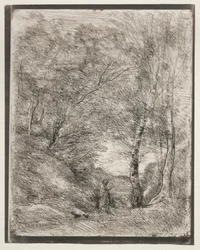 De tuinen van Horatius, originele indruk 1855, gedrukt in 1921