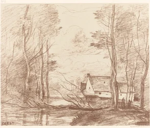 De molen van Cuincy, nabij Douai