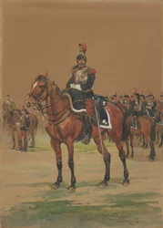 Franse Cuirassier, 1872