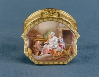 Jean-Marie TironSnuffeldoos: " De Scilence of De Goede Moeder " naar J. -B. Greuze1766-1767 ...