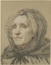Portret van de moeder van de kunstenaar
