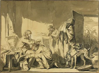 De vaderlijke zegen of het vertrek van Basile