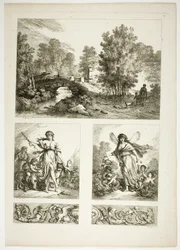 Plaat 22 van 38 uit Oeuvres de J. B. Huet