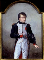 Portret van Napoleon Bonaparte (1769-1821), eerste consul in 1802, 1841