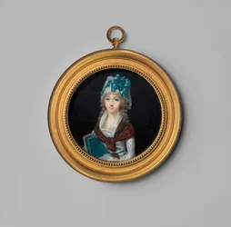 Portret van een vrouw, ca.1795 (ivoor)