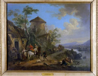 Plattelandsscène: 
