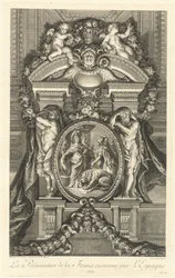 De superioriteit van Frankrijk erkend door Spanje 1662 [pl. 17]