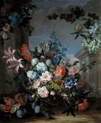 Bloemen en vruchten